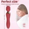 LY48-Dual-Motor 2-in-1 Wand Massager