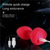 LY59-LED Rose Vibrating Anal Plug