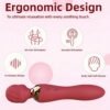 LY48-Dual-Motor 2-in-1 Wand Massager