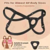 LY21-Adjustable PU Leather Strap-On Harness