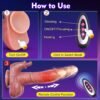 LY26-8.6-Inch Heated Rabbit Thrusting Dildo