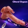 LY26-8.6-Inch Heated Rabbit Thrusting Dildo