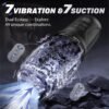 YB366-Rotating Vibrating Masturbation Cup