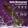 KY41-9 Inch Thick Black Dildo