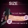 KY11-Vibrating Hollow Strap-On Dildo