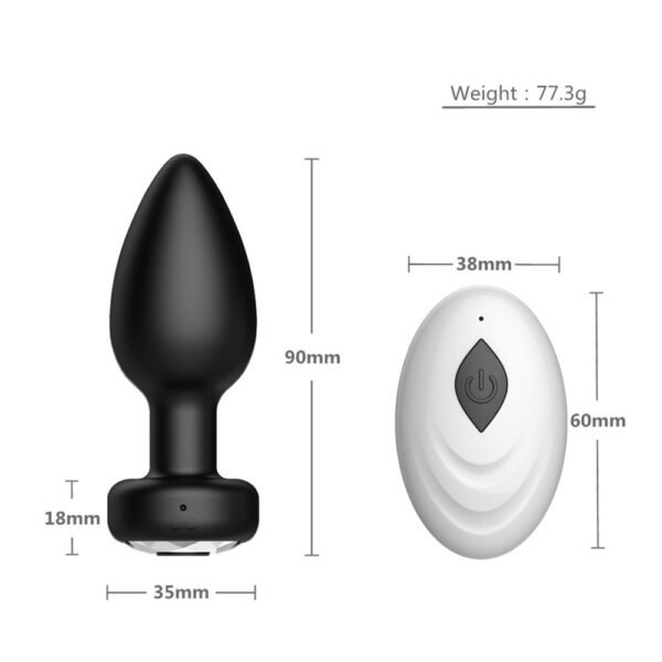 KY39-Wireless Remote Vibrating Anal Plug