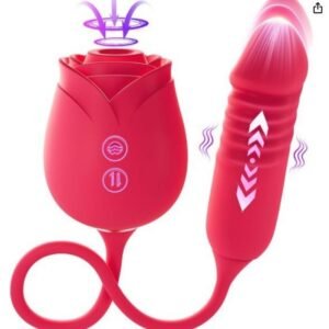 KY03-Rose Thrusting & Suction Vibrator