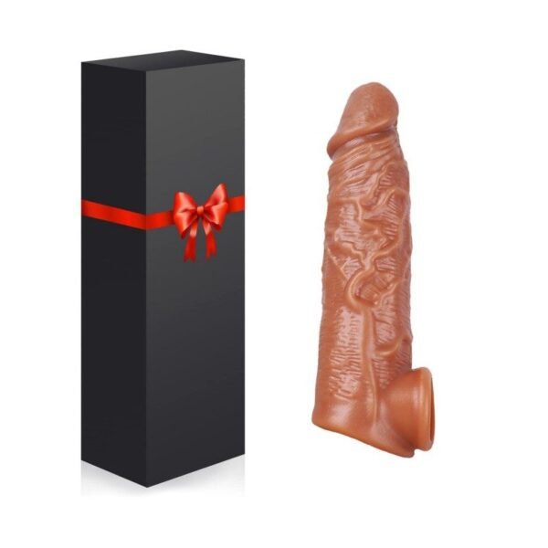 KY25-Realistic Penis Extender Sleeve