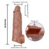 KY25-Realistic Penis Extender Sleeve